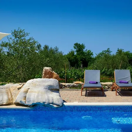 Relax House Surrounded By Olives And Vineyard Stifanići